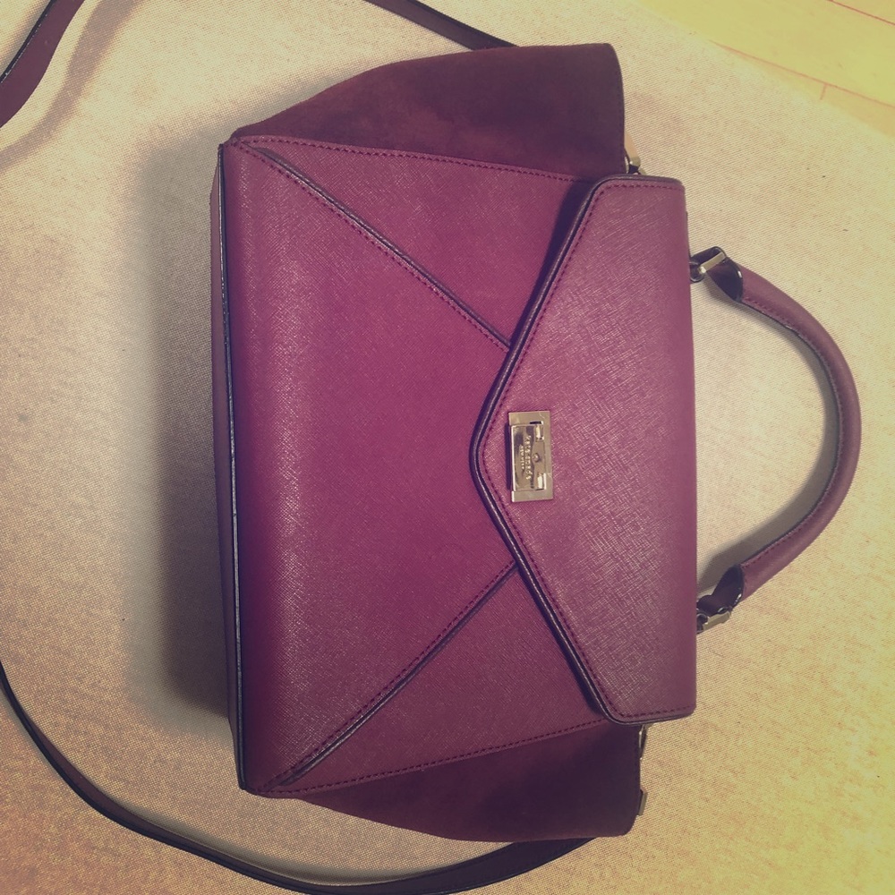 Kate Spade burgundy handbag